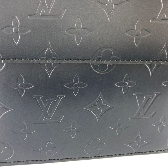 Louis Vuitton Mat Alston Monogram Leather Shoulder Bag Black - Picture 6 of 16